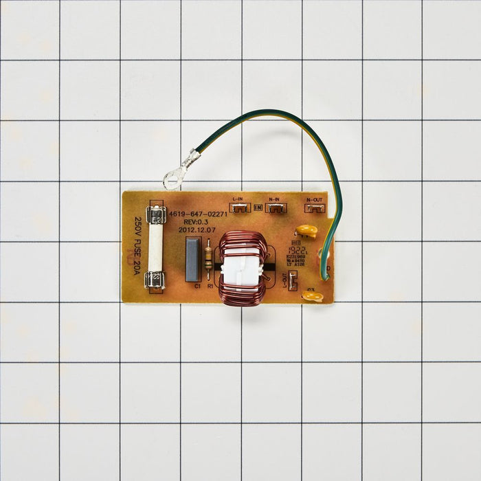 Whirlpool W10422269 Microwave Noise Filter Board