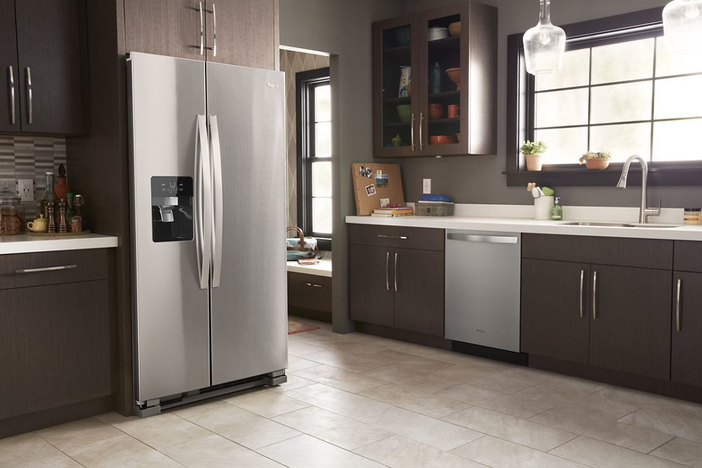 Whirlpool WRS325SDHZ 36-Inch Wide Side-By-Side Refrigerator - 25 Cu. Ft.