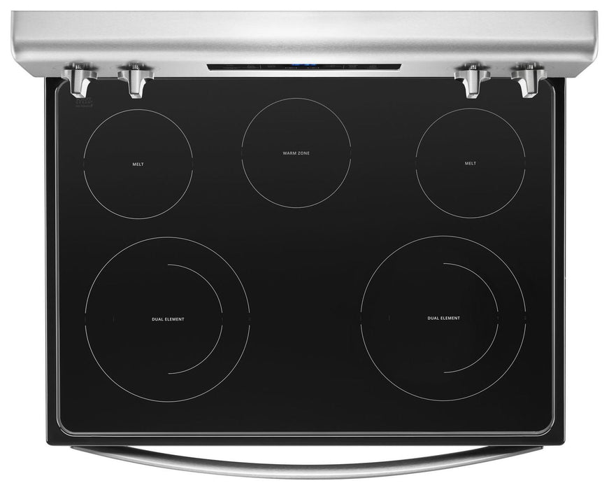 Whirlpool WFE525S0HS 5.3 Cu. Ft. Freestanding Electric Range With Frozen Bake Technology Black-On-Stainless