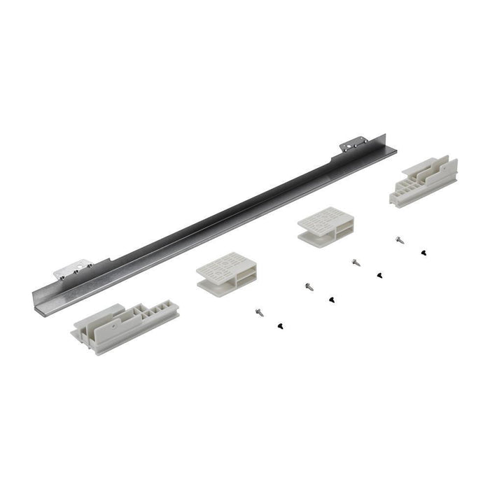 Whirlpool W11173704 30" Combination Wall Range Flush Installation Trim Kit, Black/Stainless Steel