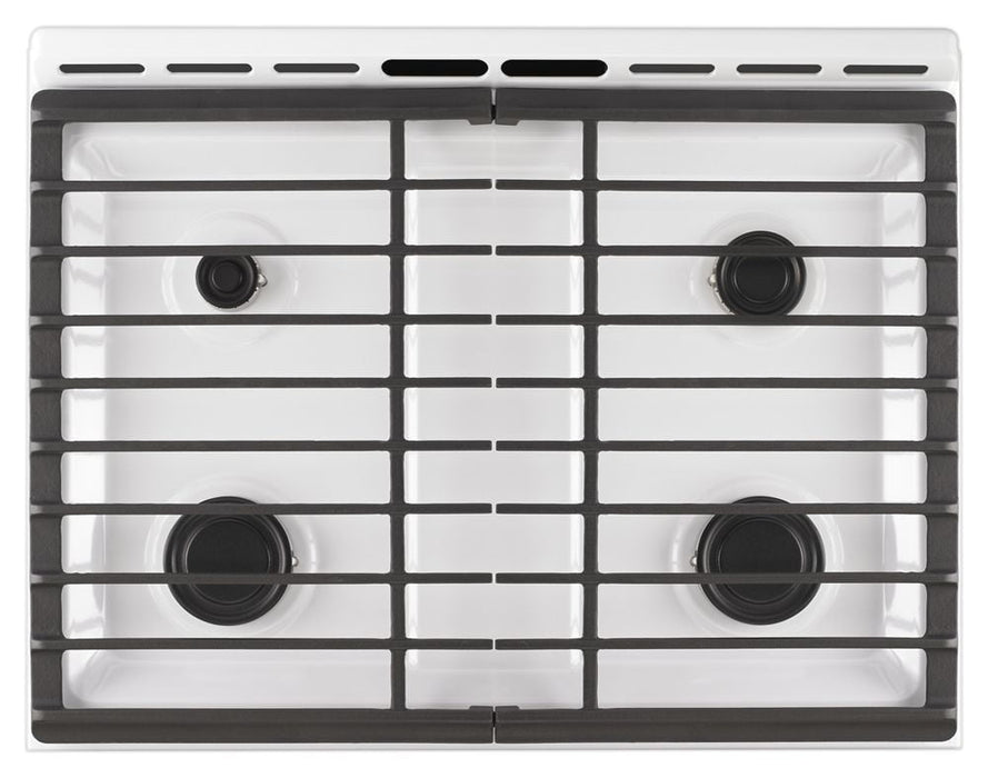 Whirlpool WEG515S0FW 5.0 Cu. Ft. Front Control Gas Range With Cast-Iron Grates