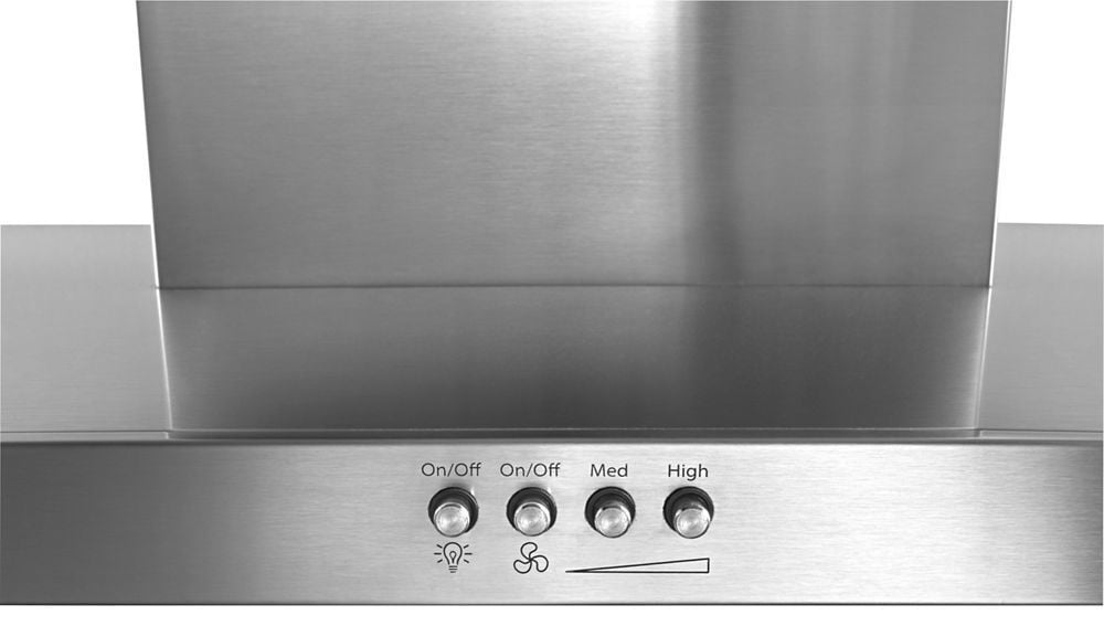 Whirlpool WVW57UC0FS 30" Stainless Steel Wall Mount Flat Range Hood