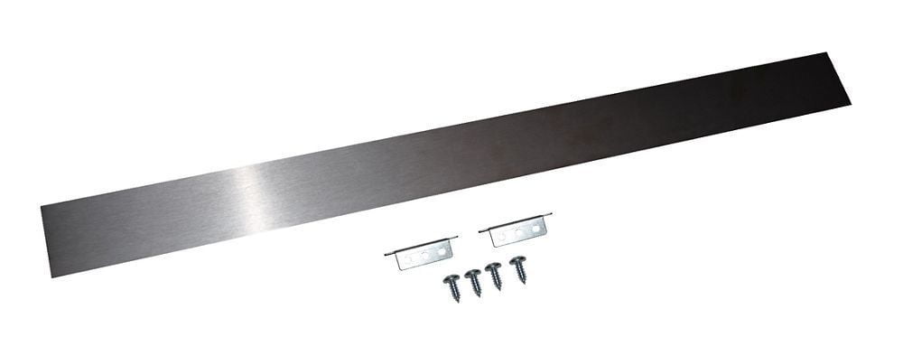 Whirlpool W10113901A Slide-In Range Rear Filler Kit, Stainless Steel