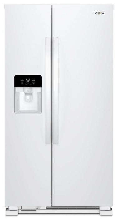 Whirlpool WRS321SDHW 33-Inch Wide Side-By-Side Refrigerator - 21 Cu. Ft.