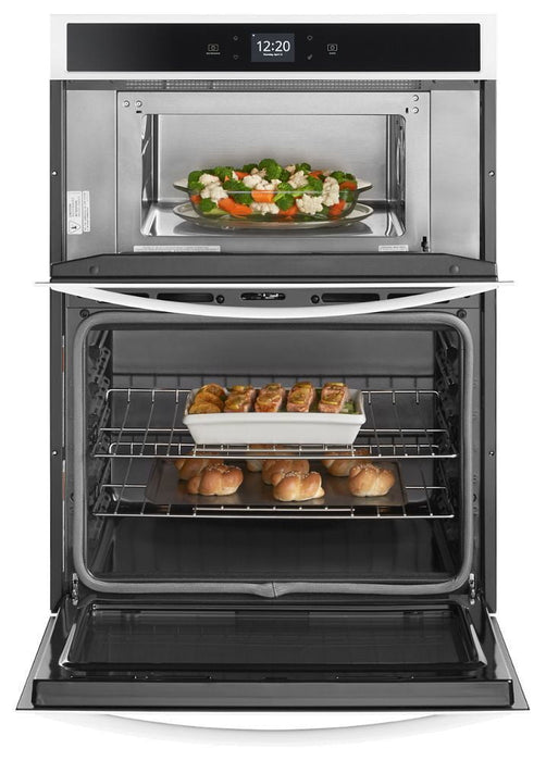 Whirlpool WOC54EC7HW 5.7 Cu. Ft. Smart Combination Wall Oven With Touchscreen