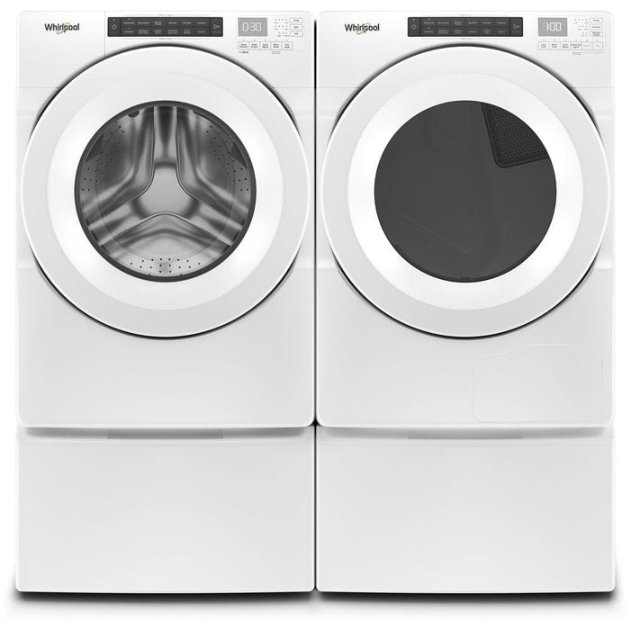 Whirlpool WHD560CHW 7.4 Cu.Ft Front Load Heat Pump Dryer With Intiutitive Touch Controls, Advanced Moisture Sensing