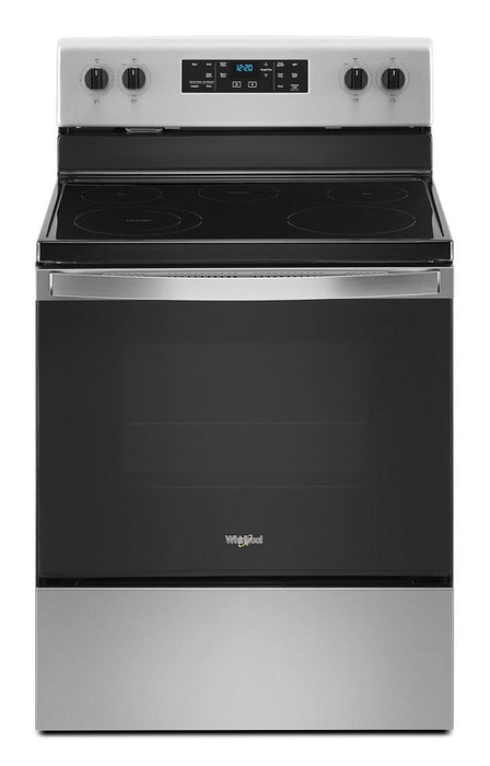 Whirlpool WFE505W0JS 5.3 Cu. Ft. Whirlpool® Electric Range With Frozen Bake Technology.