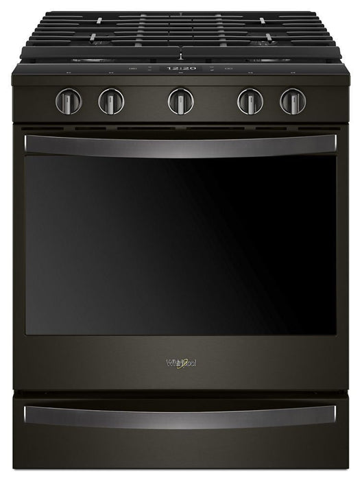 Whirlpool WEG750H0HV 5.8 Cu. Ft. Smart Slide-In Gas Range With Ez-2-Lift Hinged Cast-Iron Grates