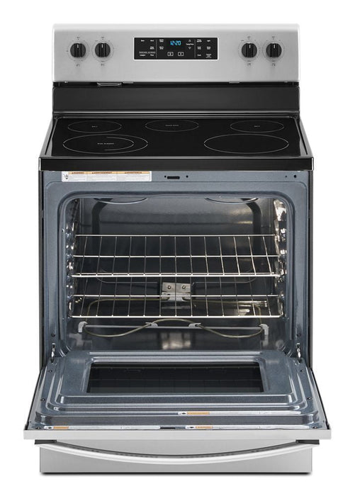 Whirlpool WFE505W0JS 5.3 Cu. Ft. Whirlpool® Electric Range With Frozen Bake Technology.