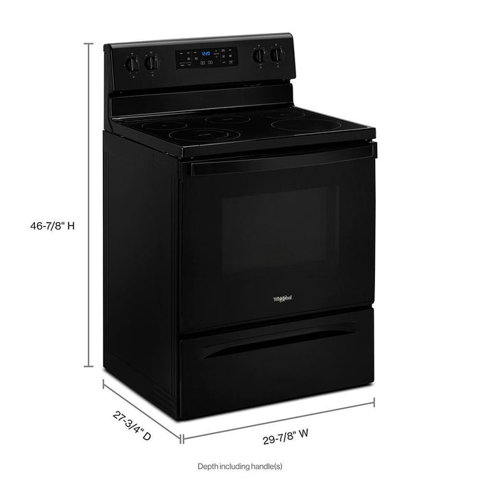 Whirlpool WFE525S0JB 5.3 Cu. Ft. Whirlpool® Electric Range With Frozen Bake Technology