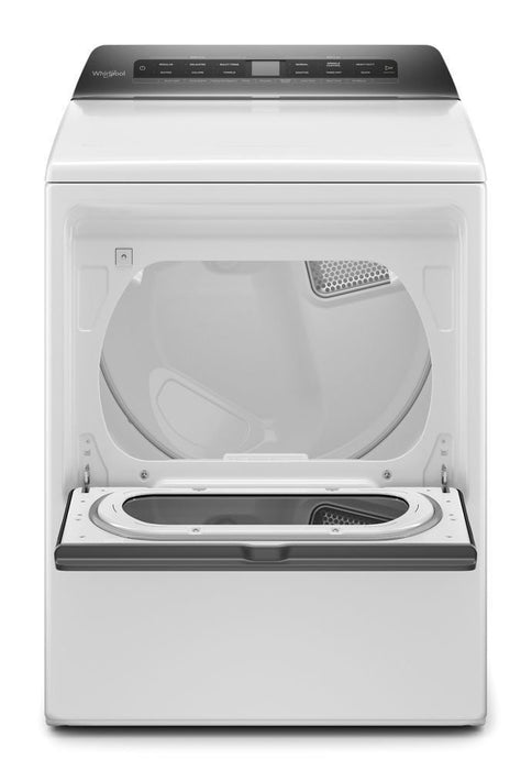 Whirlpool WED5100HW 7.4 Cu. Ft. Top Load Electric Dryer With Intuitive Controls