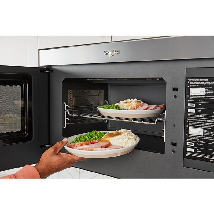 Whirlpool WMMF7330RB Air Fry Over-The-Range Microwave With Flush Built-In Design