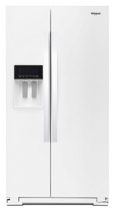 Whirlpool WRS588FIHW 36-Inch Wide Side-By-Side Refrigerator - 28 Cu. Ft.