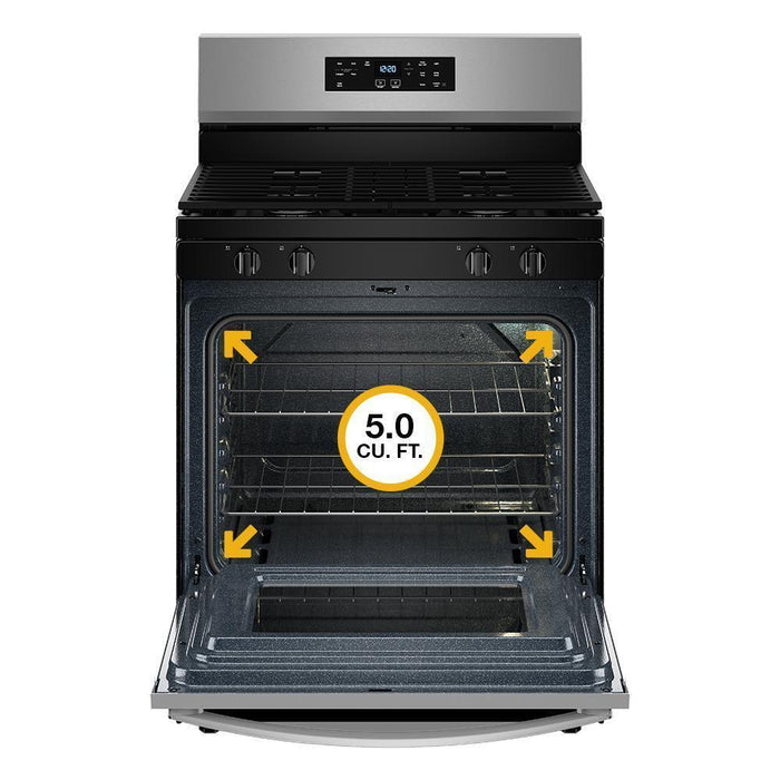 Whirlpool WFGS3530RB 30-Inch Self Clean Gas Range With No Preheat Mode