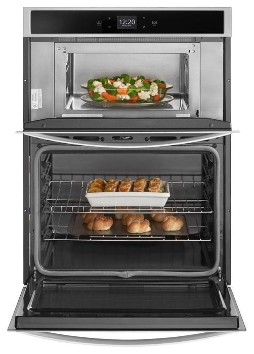 Whirlpool WOC54EC0HS 6.4 Cu. Ft. Smart Combination Wall Oven With Touchscreen