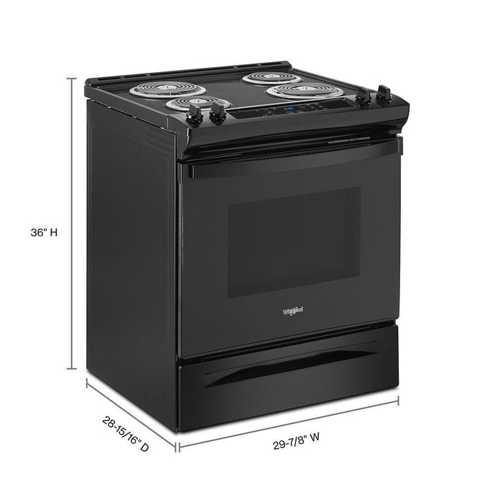 Whirlpool WEC310S0LB 4.8 Cu. Ft. Whirlpool® Electric Range With Frozen Bake&#8482; Technology