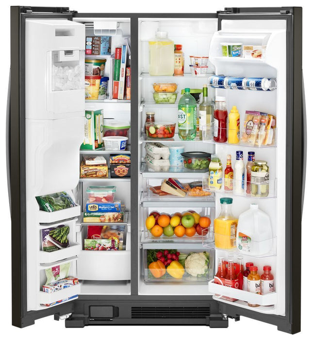 Whirlpool WRS555SIHV 36-Inch Wide Side-By-Side Refrigerator - 25 Cu. Ft.