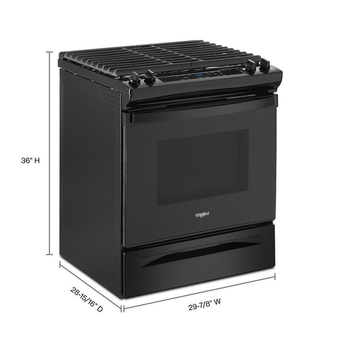 Whirlpool WEG515S0LB 5.0 Cu. Ft. Whirlpool® Gas Range With Frozen Bake&#8482; Technology