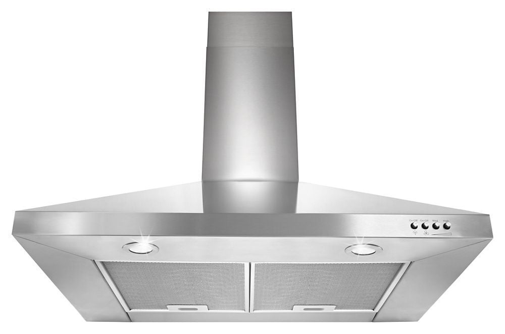 Whirlpool WVW53UC0FS 30" Contemporary Stainless Steel Wall Mount Range Hood