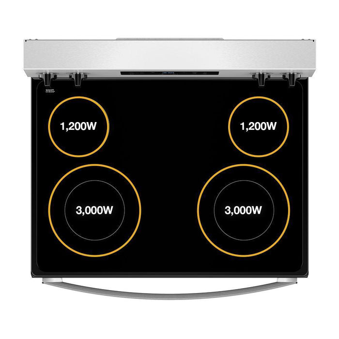 Whirlpool WFES3530RB 30-Inch Electric Range With Steam Clean