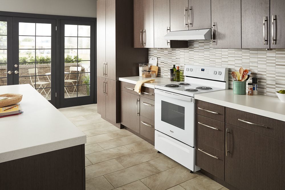 Whirlpool WFC150M0JW 4.8 Cu. Ft. Whirlpool® Electric Range With Keep Warm Setting