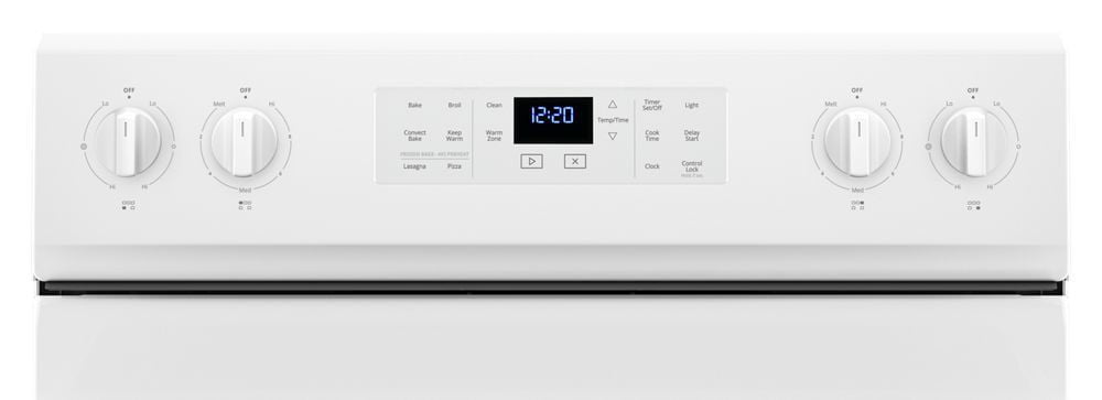 Whirlpool WFE550S0HW 5.3 Cu. Ft. Whirlpool® Electric Range With Frozen Bake Technology