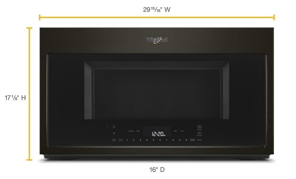 Whirlpool WMH78019HV 1.9 Cu. Ft. Smart Over-The-Range Microwave With Scan-To-Cook Technology 1