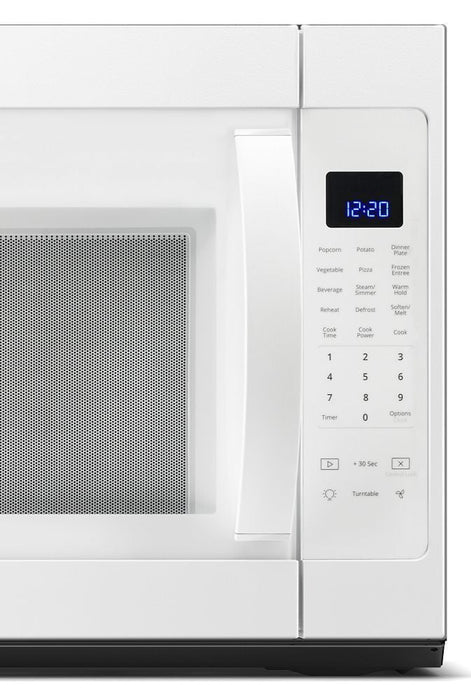 Whirlpool WMH53521HW 2.1 Cu. Ft. Over-The-Range Microwave With Steam Cooking