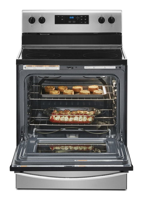 Whirlpool WFE320M0JS 5.3 Cu. Ft. Electric Range With Keep Warm Setting.