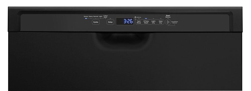 Whirlpool WDF560SAFB Stainless Steel Dishwasher With 1-Hour Wash Cycle