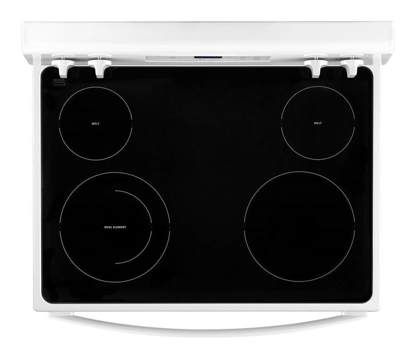 Whirlpool WFE320M0JW 5.3 Cu. Ft. Electric Range With Keep Warm Setting.