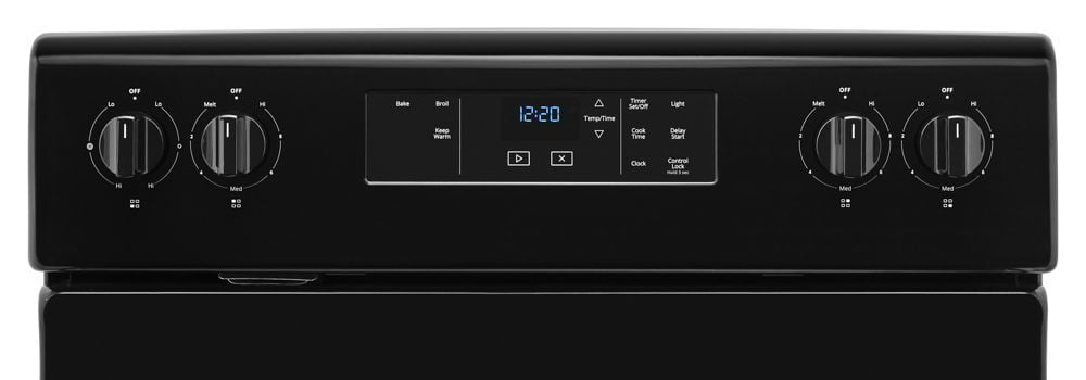 Whirlpool WFE320M0JB 5.3 Cu. Ft. Electric Range With Keep Warm Setting.