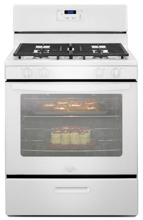 Whirlpool WFG320M0BW 5.1 Cu. Ft. Freestanding Gas Range With Under-Oven Broiler