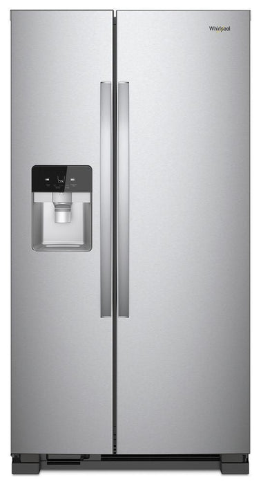 Whirlpool WRS555SIHZ 36-Inch Wide Side-By-Side Refrigerator - 25 Cu. Ft.