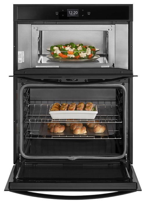 Whirlpool WOC54EC7HB 5.7 Cu. Ft. Smart Combination Wall Oven With Touchscreen