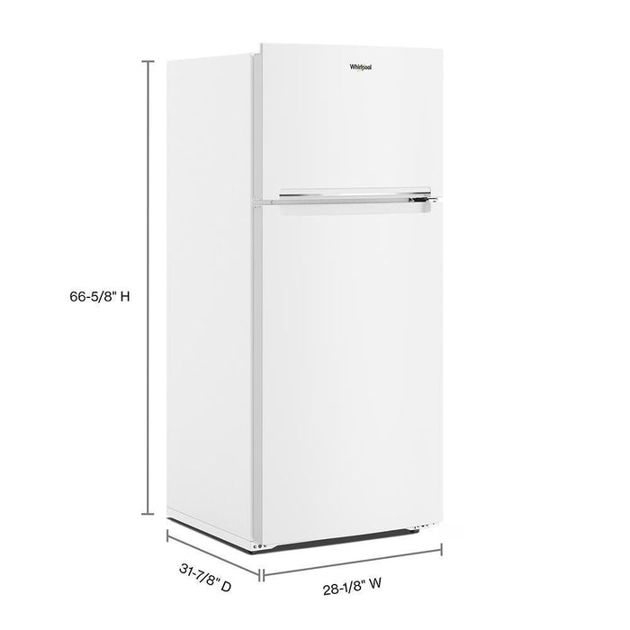 Whirlpool WRTX5328PW 28-Inch Wide Top-Freezer Refrigerator - 16.3 Cu. Ft.