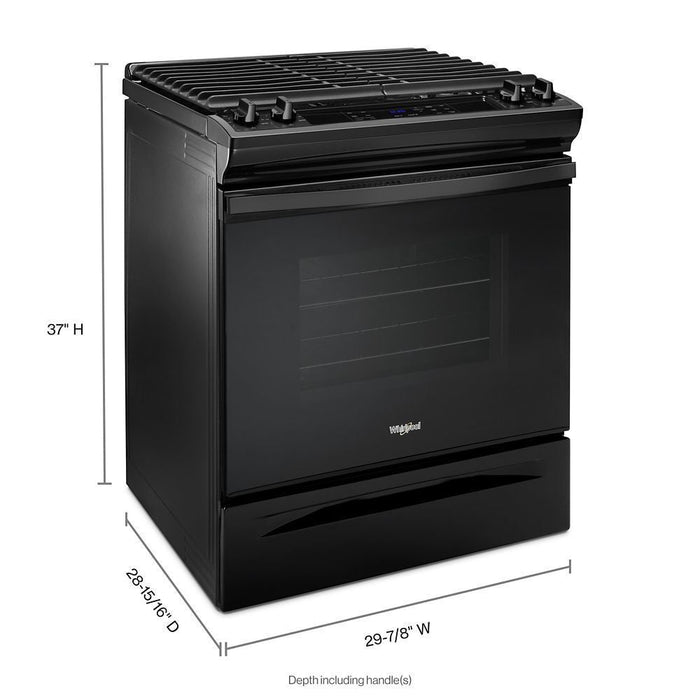 Whirlpool WEG515S0FB 5.0 Cu. Ft. Front Control Gas Range With Cast-Iron Grates