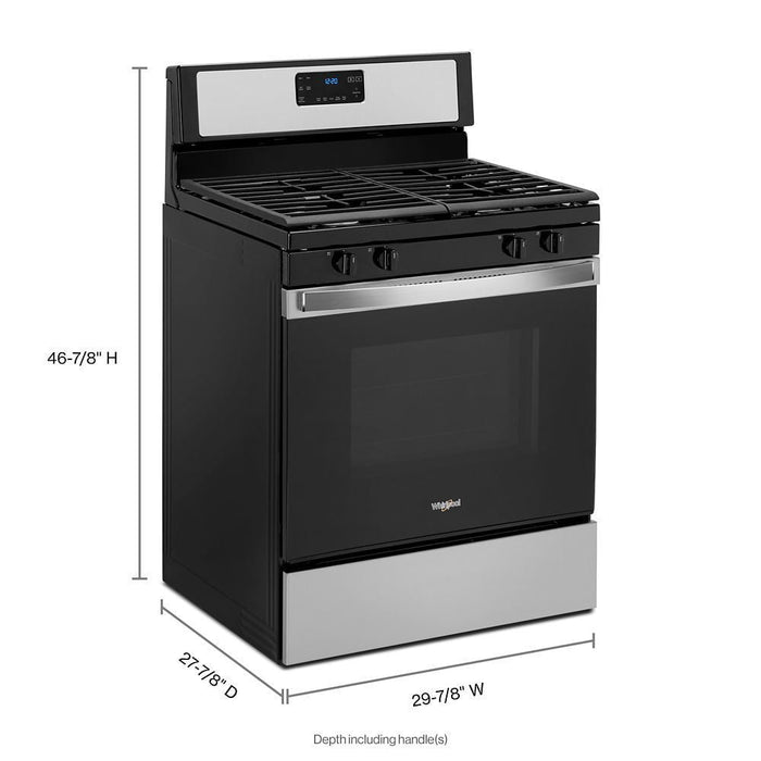 Whirlpool WFG515S0JS 5.0 Cu. Ft. Whirlpool® Gas Range With Speedheat Burner