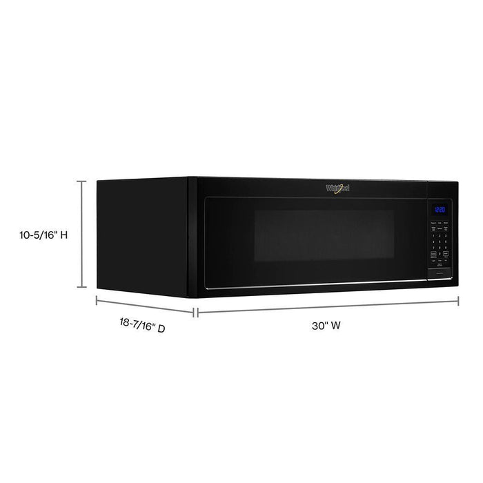 Whirlpool WML35011KB 1.1 Cu. Ft. Low Profile Microwave Hood Combination