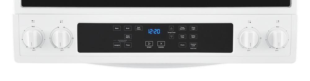 Whirlpool WEE515S0LW 4.8 Cu. Ft. Whirlpool® Electric Range With Frozen Bake&#8482; Technology