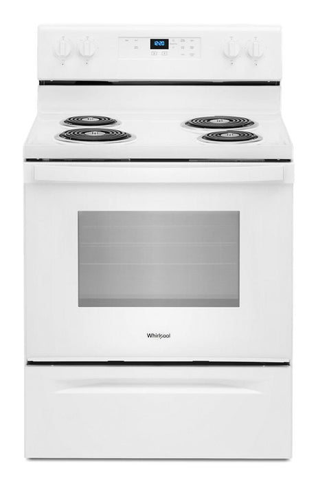 Whirlpool WFC150M0JW 4.8 Cu. Ft. Whirlpool® Electric Range With Keep Warm Setting