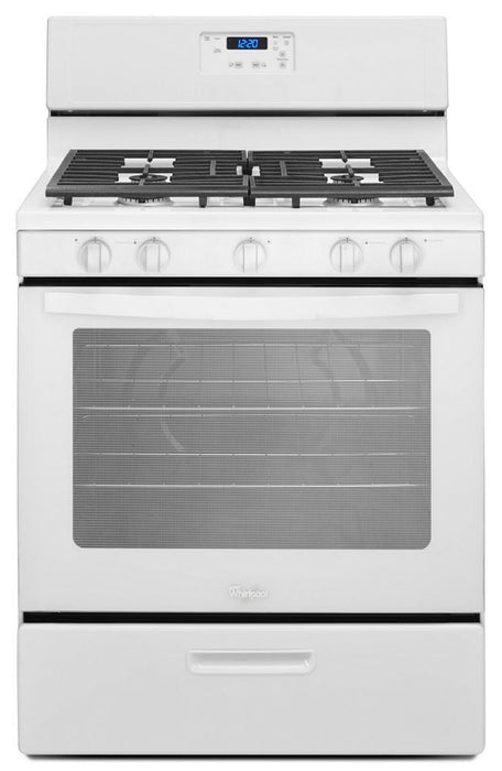 Whirlpool WFG505M0BW 5.1 Cu. Ft. Freestanding Gas Range With Five Burners