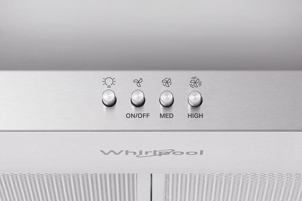 Whirlpool WVW53UC6LS 36" Chimney Wall Mount Range Hood