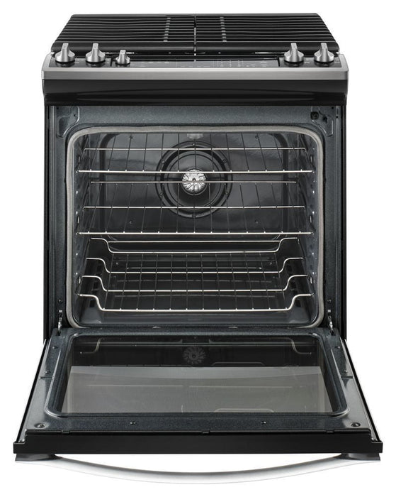 Whirlpool WEG745H0FS 5.8 Cu. Ft. Slide-In Gas Range With Ez-2-Lift Hinged Grates