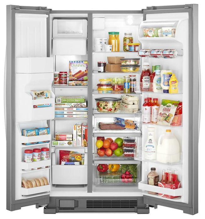 Whirlpool WRS321SDHZ 33-Inch Wide Side-By-Side Refrigerator - 21 Cu. Ft.