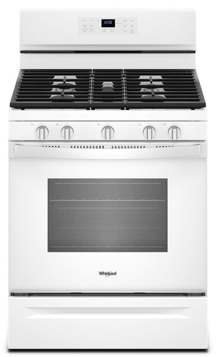 Whirlpool WFG550S0HW 5.0 Cu. Ft. Whirlpool® Gas Convection Oven With Frozen Bake Technology