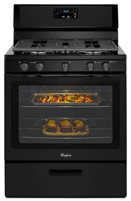 Whirlpool WFG505M0BB 5.1 Cu. Ft. Freestanding Gas Range With Five Burners