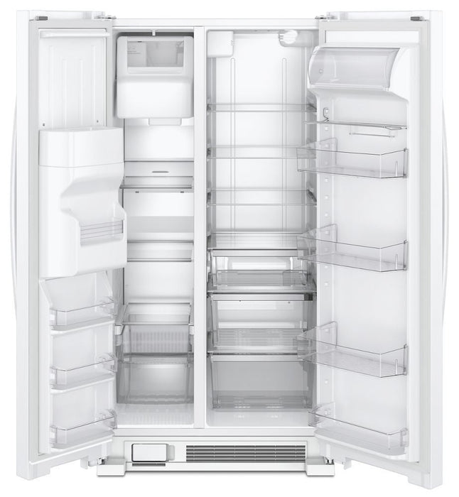 Whirlpool WRS321SDHW 33-Inch Wide Side-By-Side Refrigerator - 21 Cu. Ft.