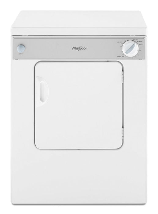 Whirlpool LDR3822PQ 3.4 Cu. Ft. Compact Top Load Dryer With Flexible Installation