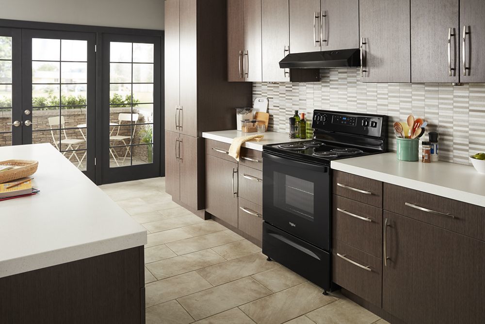 Whirlpool WFC315S0JB 4.8 Cu. Ft. Whirlpool® Electric Range With Keep Warm Setting